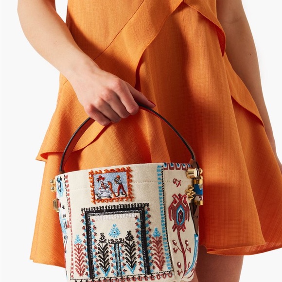 Christian Louboutin Greekaba Mini Bucket Tote Bag - Picture 1 of 14